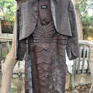 Adrianna Papell Bronze Dress